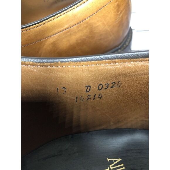Allen Edmonds Dawson Brown Leather Derby Blucher Bicycle Dress Shoes Men Sz 13D main image 13